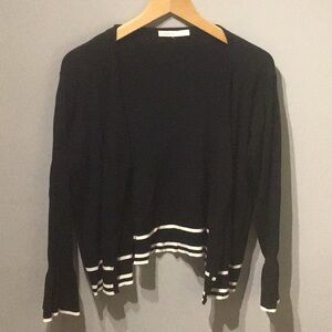 Cleo Black And White Cardigan